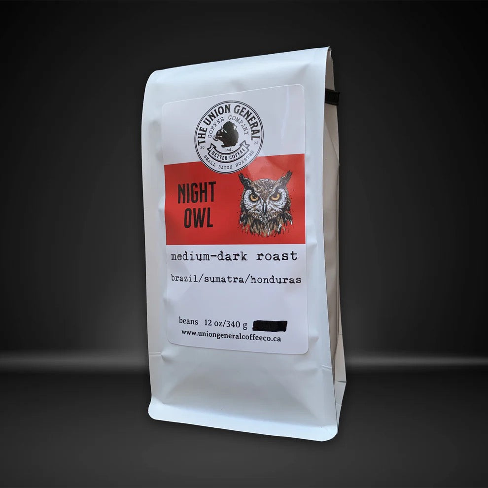 Night Owl Medium-Dark: Brazil/Honduras/Sumatra